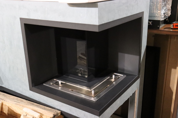 Угловой встраиваемый биокамин Firezo L'angolo Destro 600