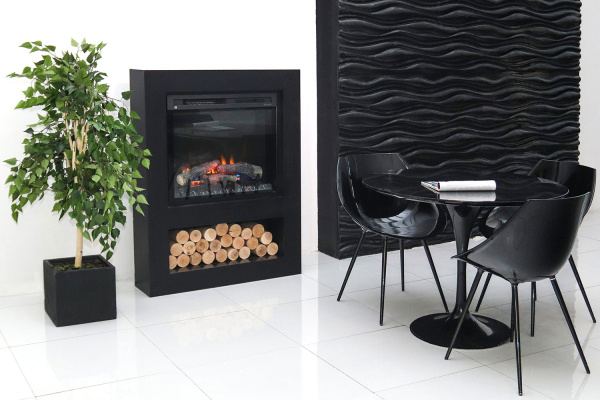 Портал Dimplex Loft под XHD 25 черный с дровами