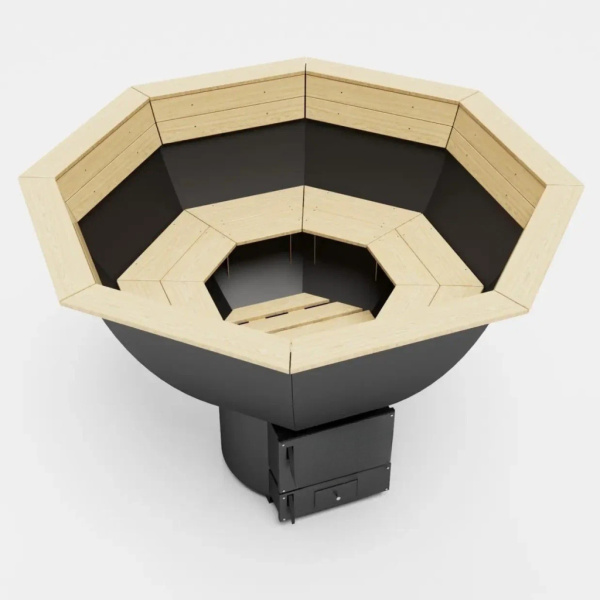 Спачан банный чан черный металл 2000мм